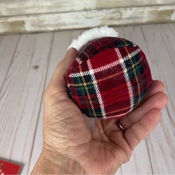 Christmas Plaid Flannel Wood Snowflake Gnome Handmade Holiday Red Home Decor - Picture 10 of 11